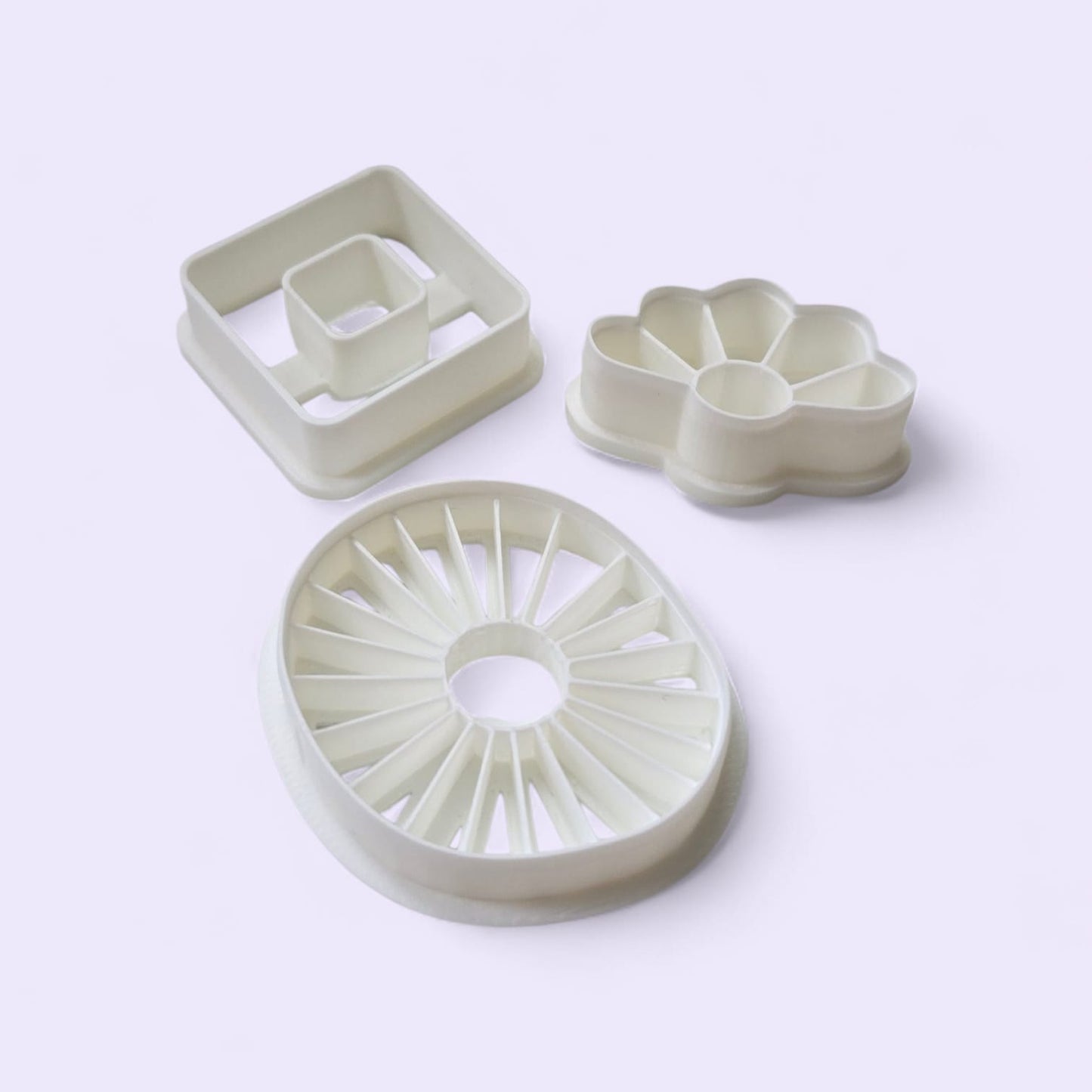 Pack 3 cortadores de arcilla personalizados