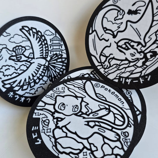 Posavasos de las Pokealcantarillas de Japón