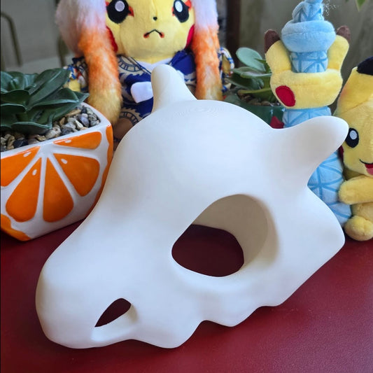 Cabeza de Cubone gigante en 3D