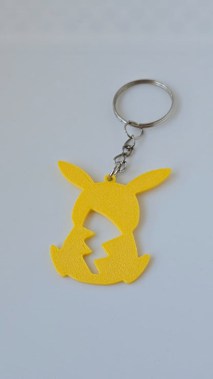 Llavero silueta de Pikachu