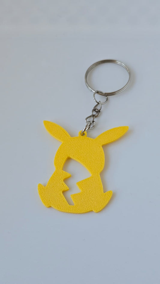 Llavero silueta de Pikachu
