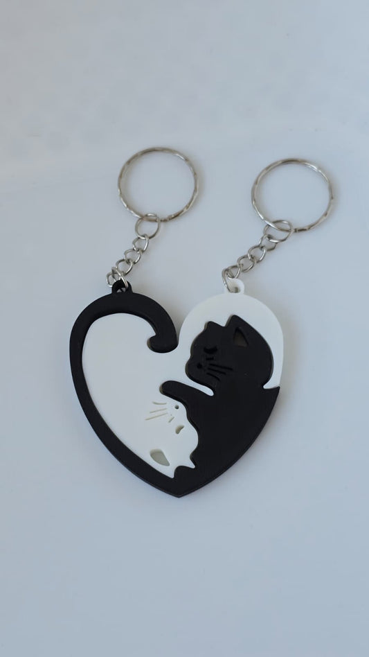 Llaveros de Gatos en Pareja