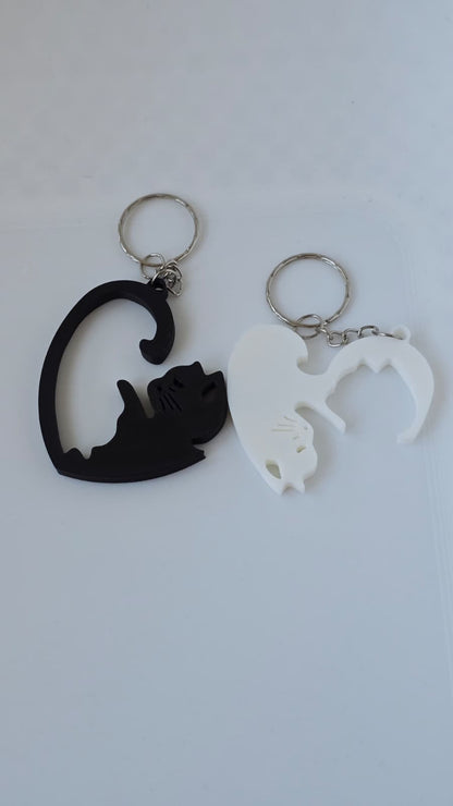 Llaveros de Gatos en Pareja