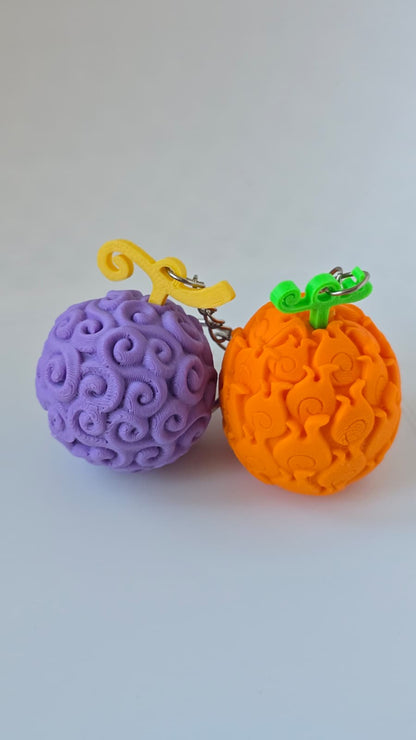 Llaveros Frutas del diablo de One Piece
