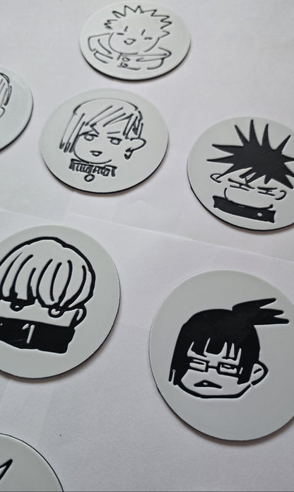 Set Posavasos Jujutsu Kaisen