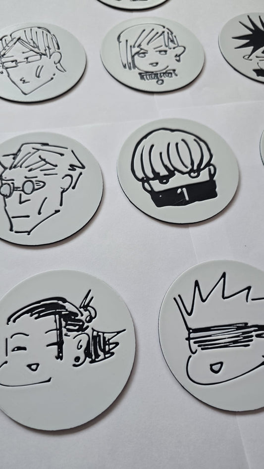 Set Posavasos Jujutsu Kaisen