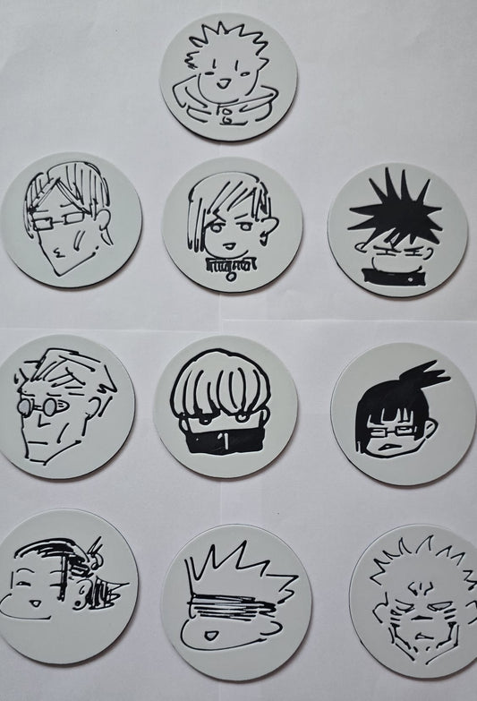 Set Posavasos Jujutsu Kaisen