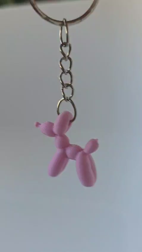 Llavero de Perro como globo inflable en 3D