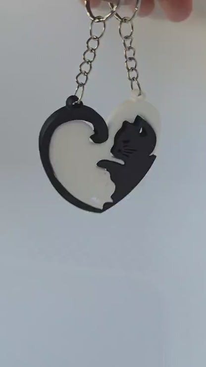 Llaveros de Gatos en Pareja